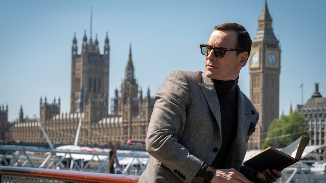Michael Fassbender als George Woodhouse in " black="" bag="" -="" doppeltes="" spiel""="