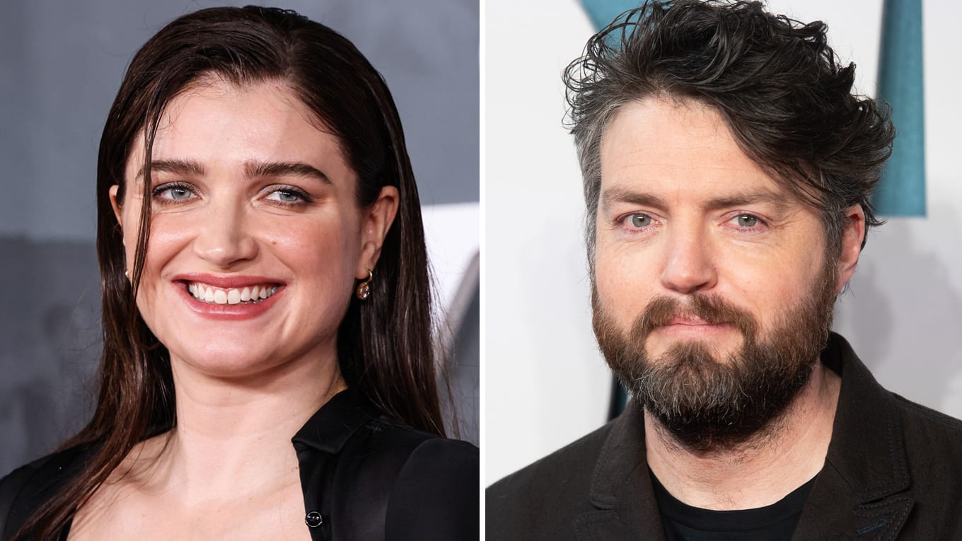 Foto-Collage mit Schauspielerin Eve Hewson und Schauspieler Tom Burke