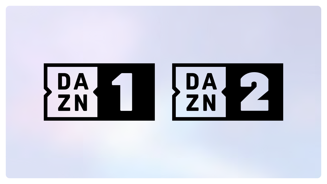 DAZN Senderlogos von Channel 1 und 2
