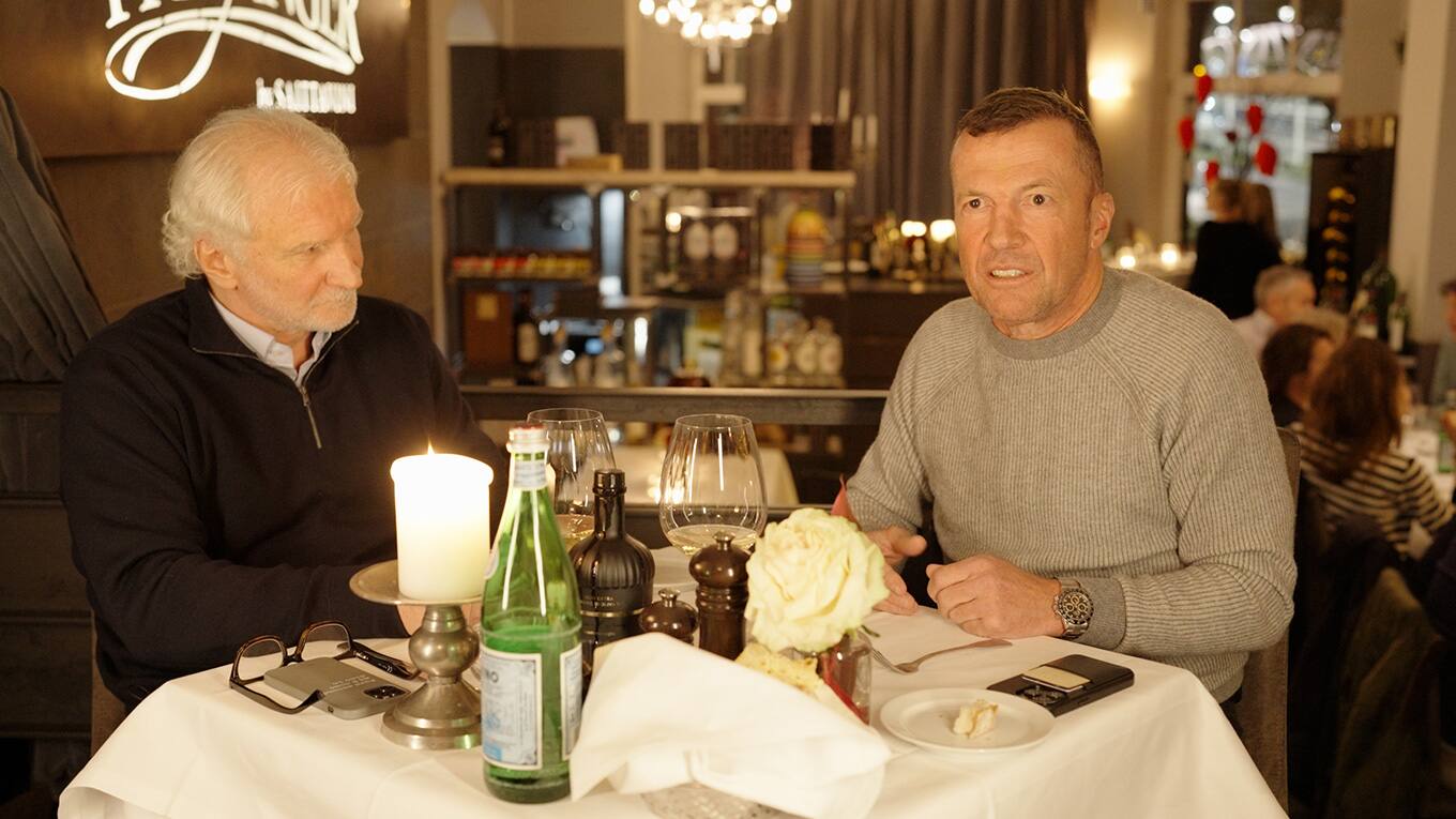 Rudi Völler und Lothar Matthäus