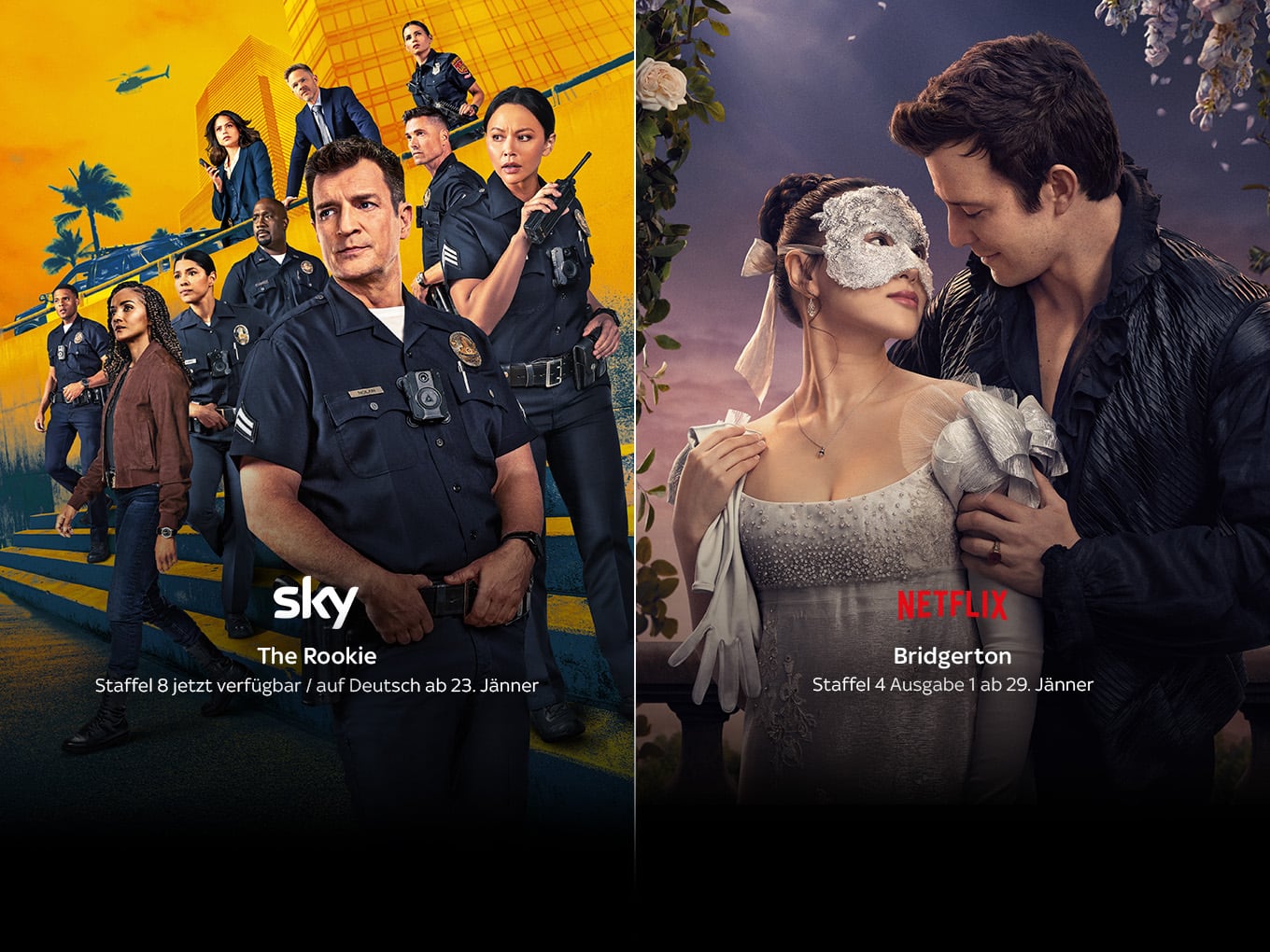 Serien von Sky und Netflix