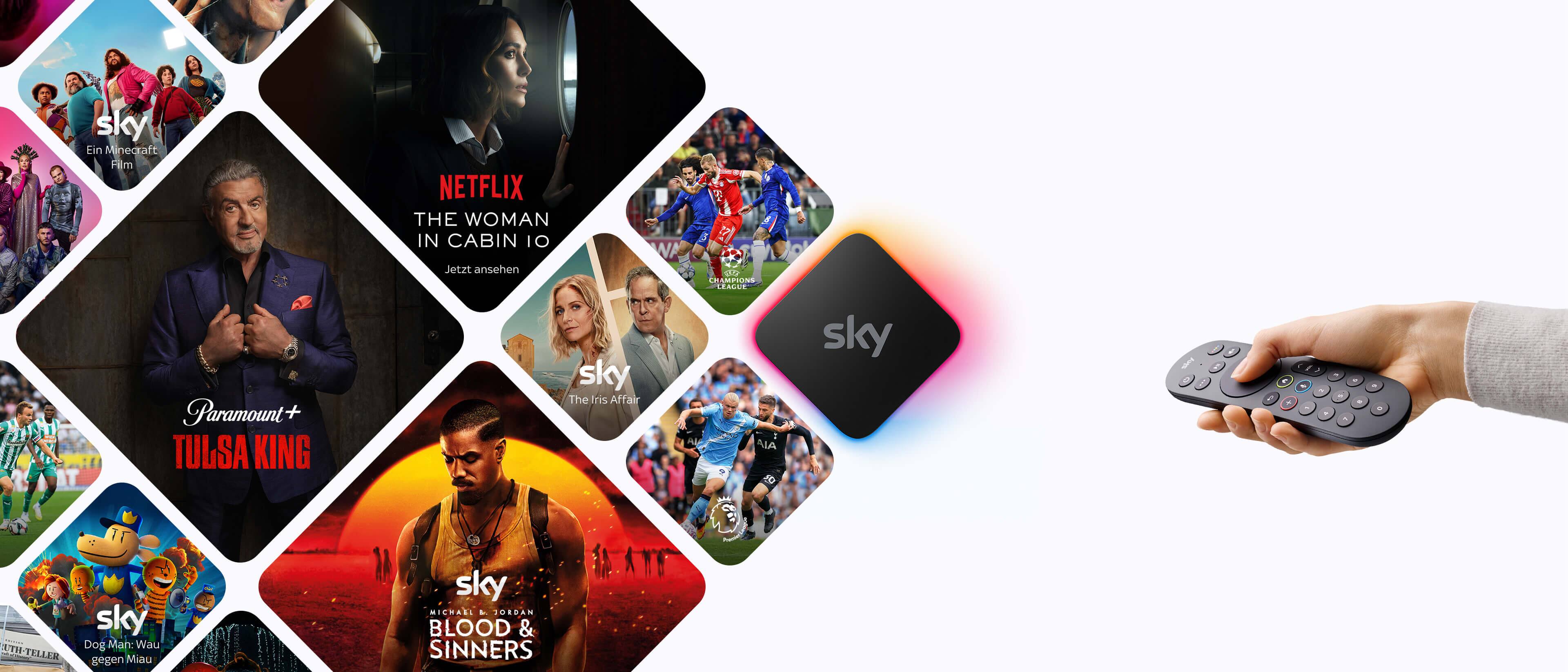 NEU: Sky Stream verbindet Fernsehen, Streaming Apps Sky