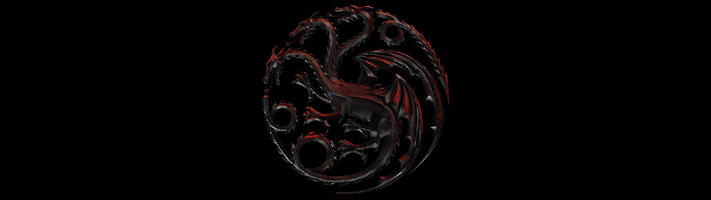 Targaryen-Sigil Team Black aus der Serie House of the Dragon
