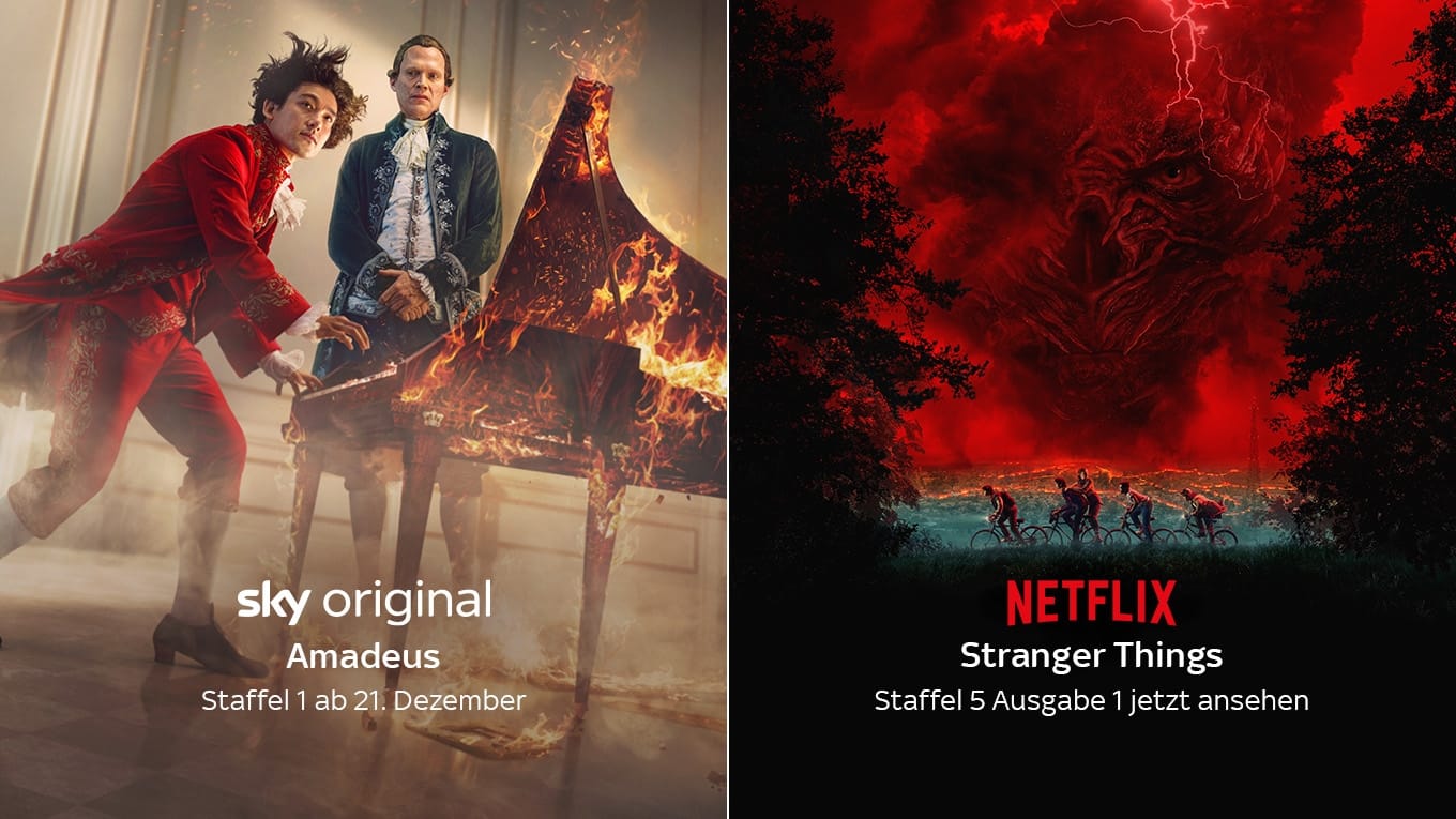 Serien von Sky und Netflix