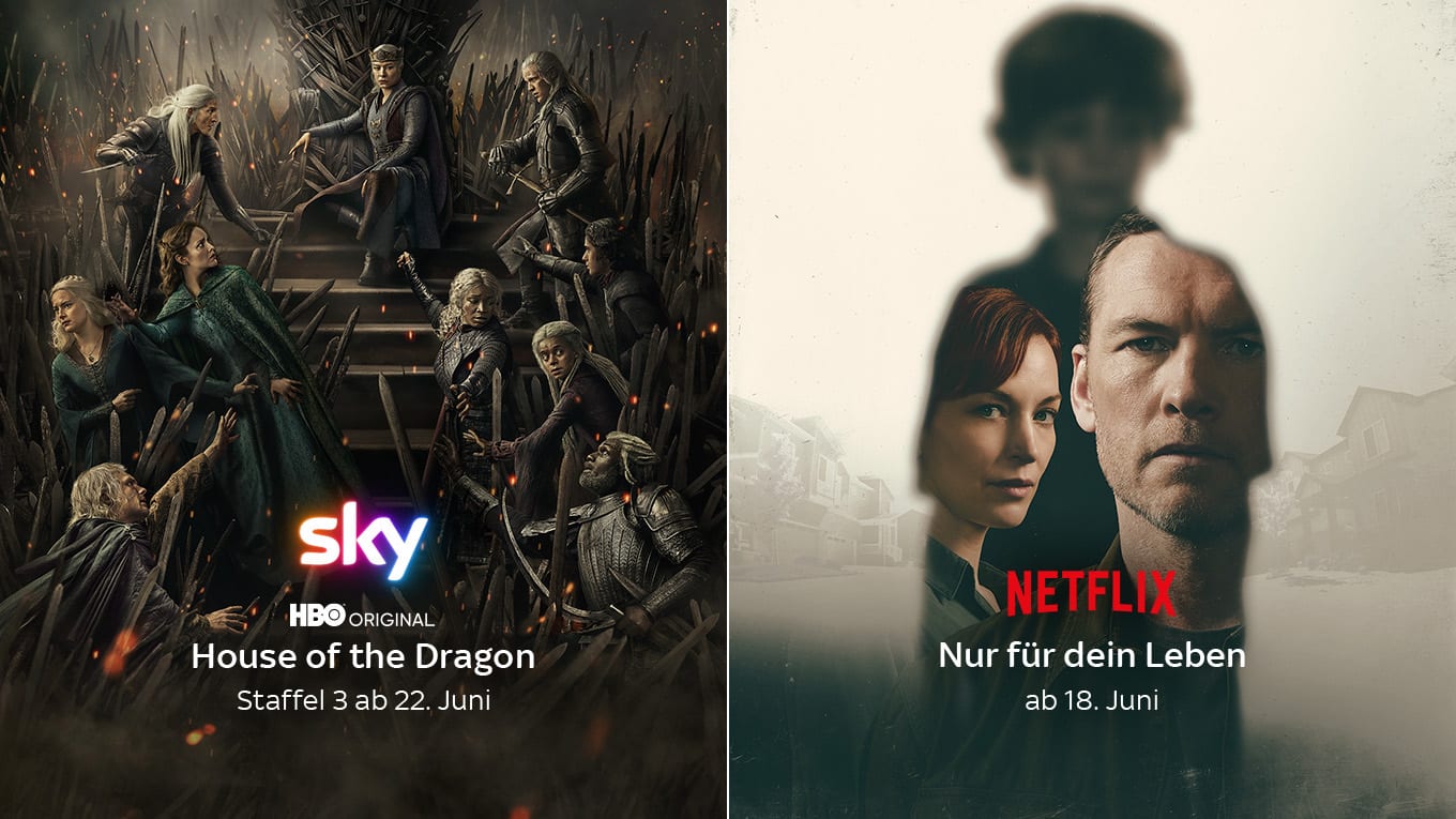 Serien von Sky und Netflix
