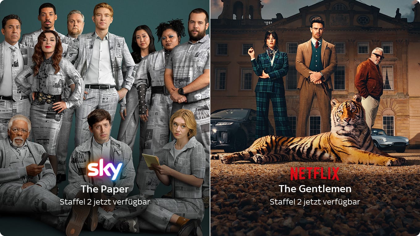 Serien von Sky und Netflix