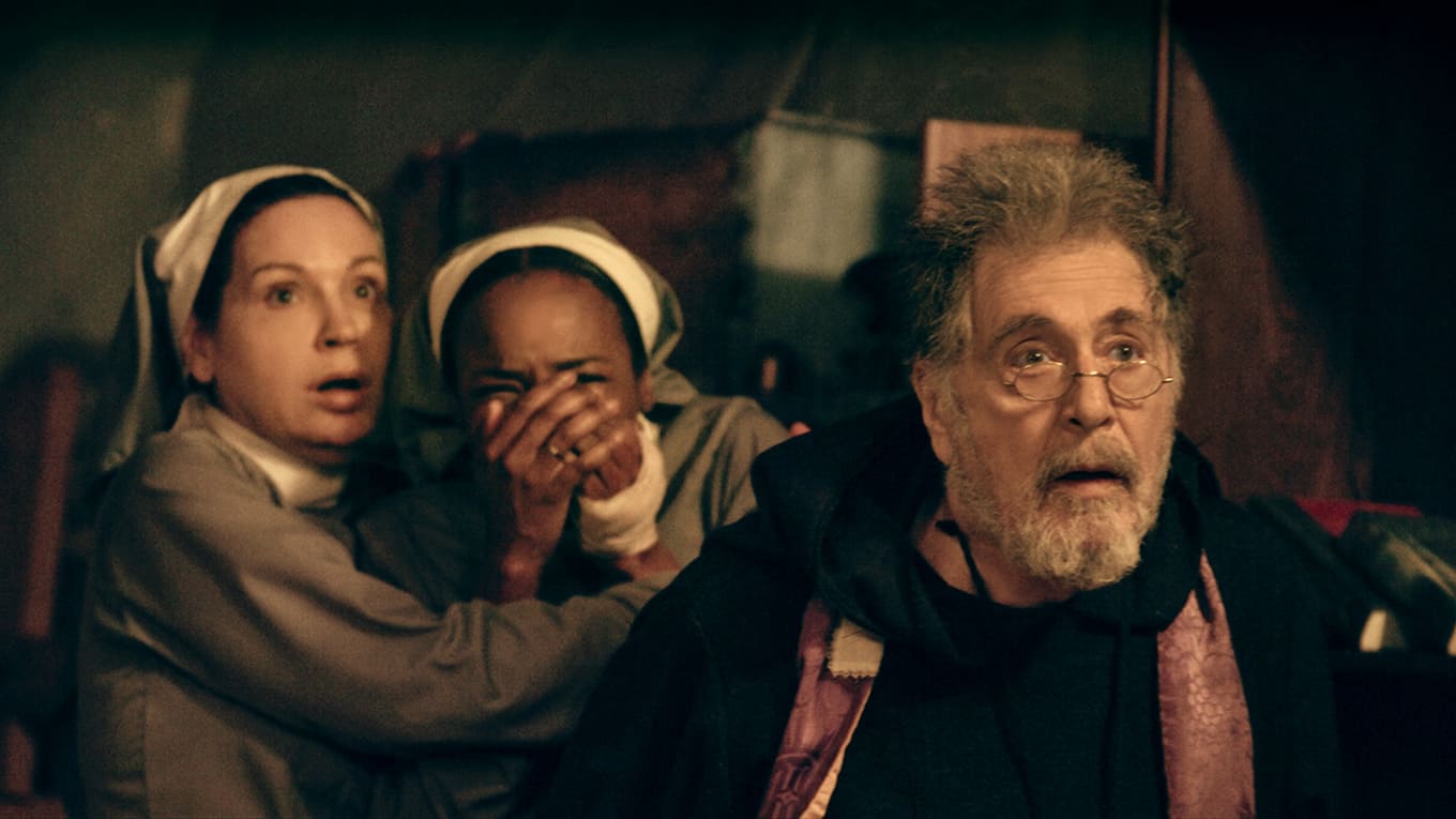 Szenenbild aus dem Horrorfilm The Ritual mit Al Pacino.