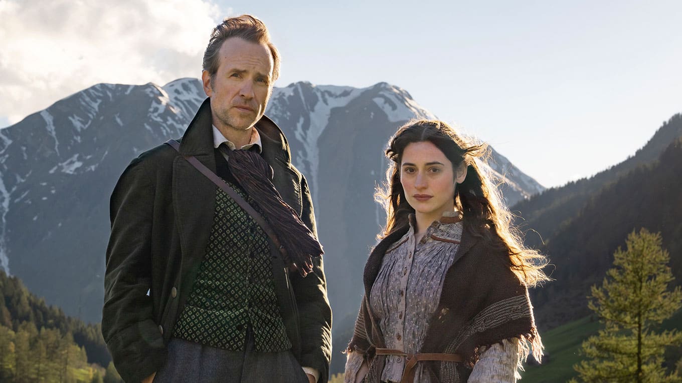 Bild von Rafe Spall und Deleila Piasko für The Death of Sherlock Holmes