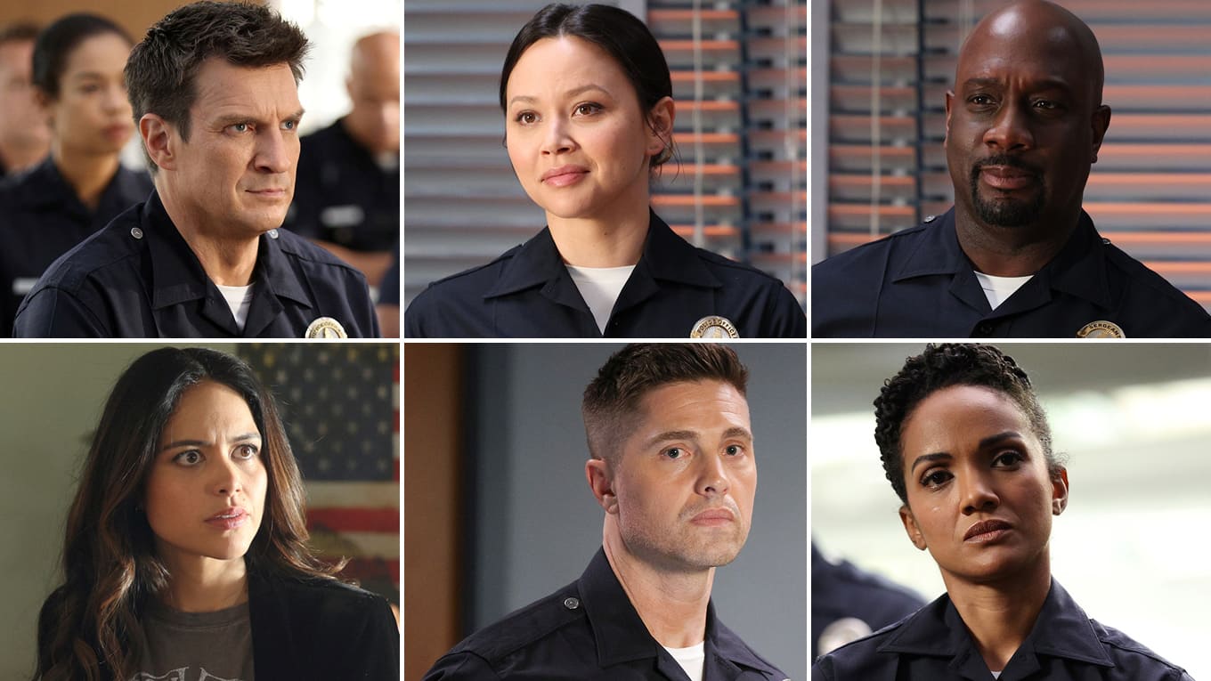 Bilder der Darsteller:innen von The Rookie
