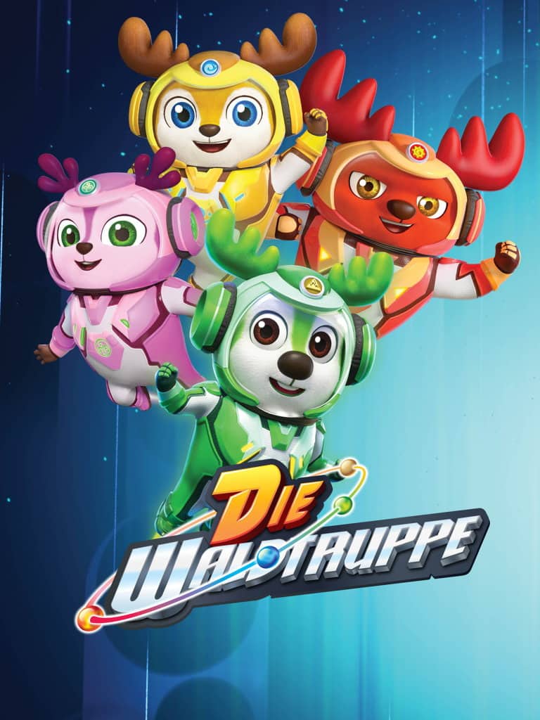 Titelbild - Cover - zur Kinderserie Die Waldtruppe