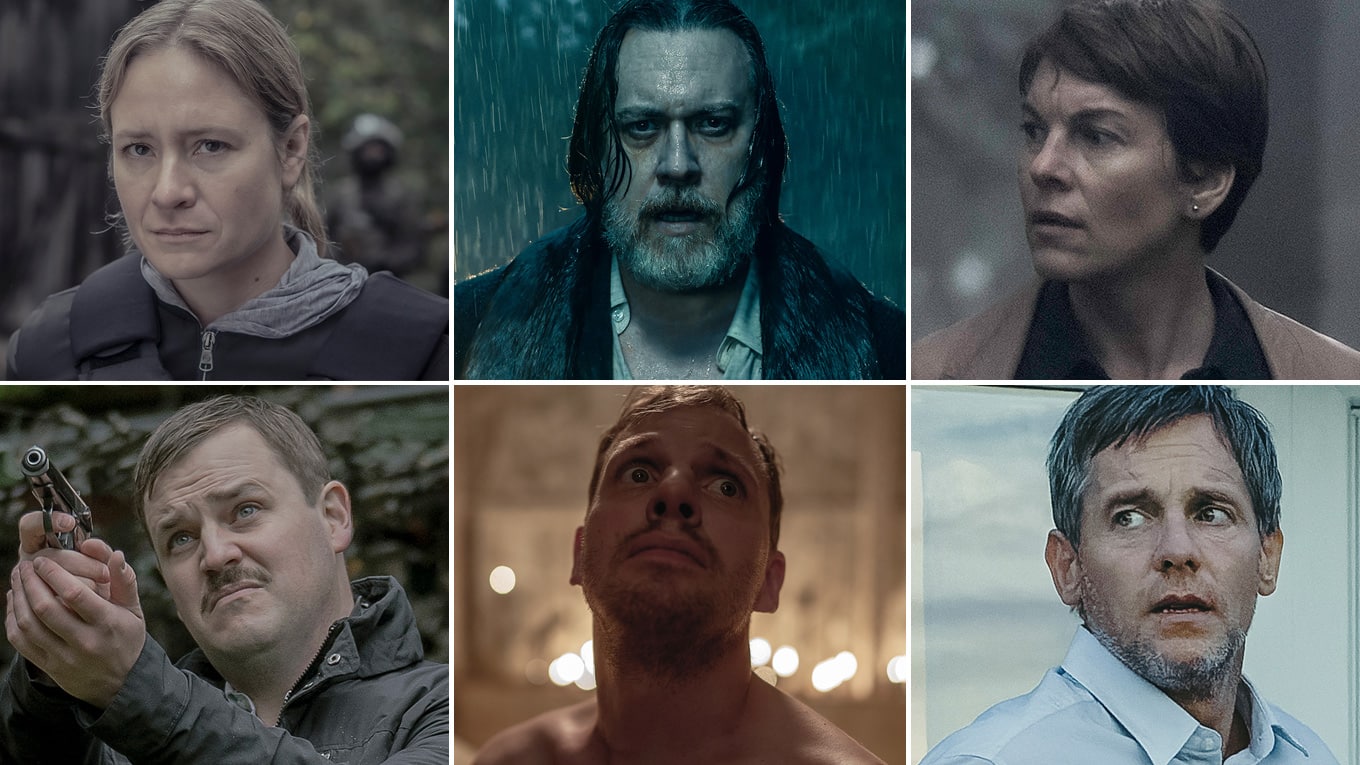Foto-Collage mit den Charakteren der Serie Der Pass Staffel 3