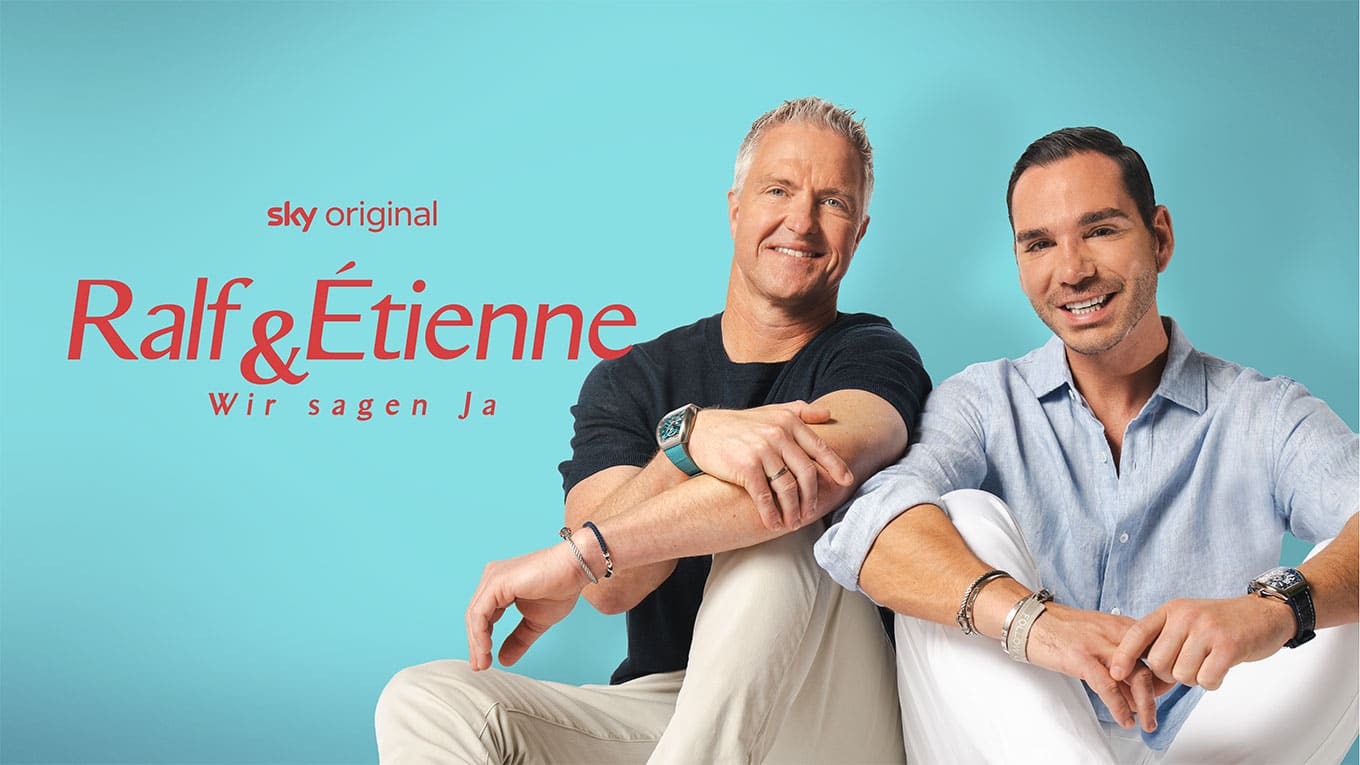 Key Art zur Sky Doku Serie Ralf & Etinne: Wir sagen Ja