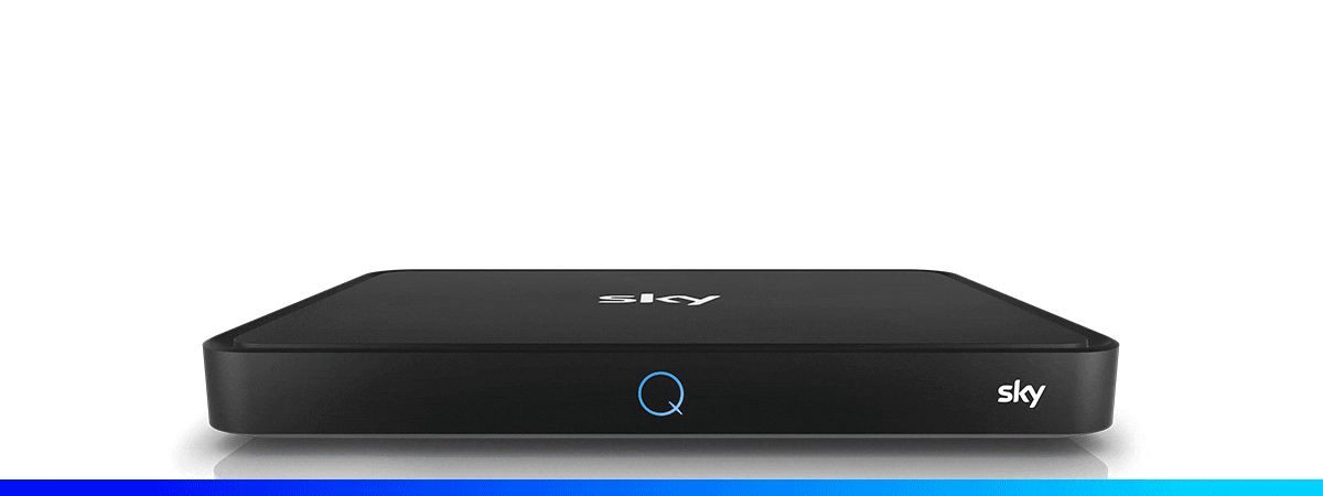 Internetverbindung für den Sky Q Receiver.