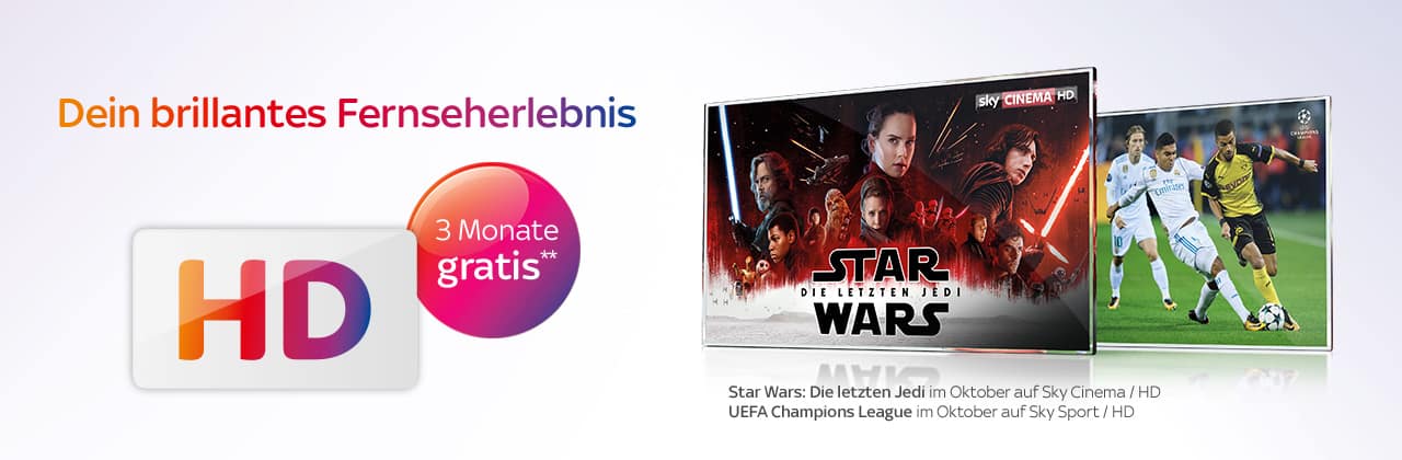 Brillante Aussichten: Sky Premium HD