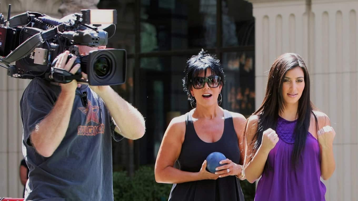 Mutter Kris Jenner und Tochter Kim Kardashian werden stets von Kameras begleitet.