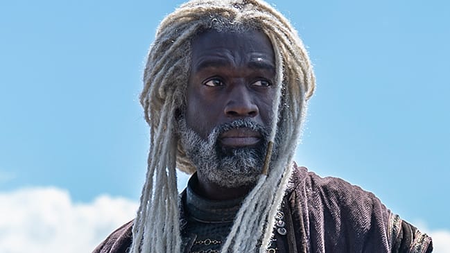 Steve Toussaint als Lord Corlys "Seeschlange" Velaryon in "House of the Dragon"-Staffel 1