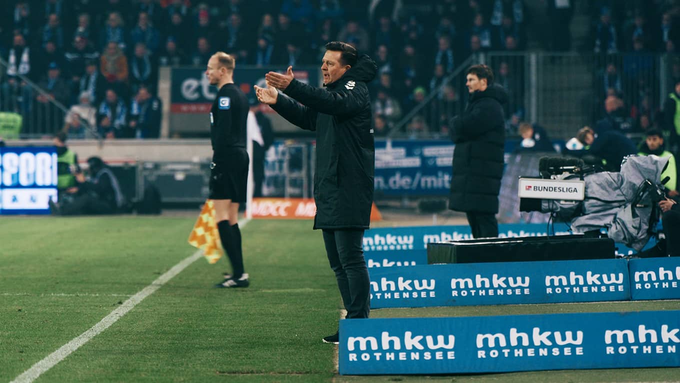 Foto von Trainer und Fussballer Christian Titz