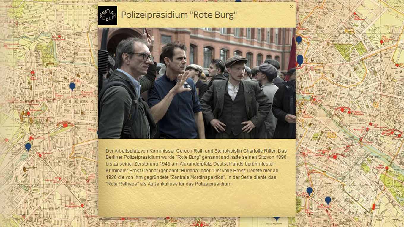 Babylon Berlin Karte | Die wichtigsten Orte in Berlin 1929 | Sky