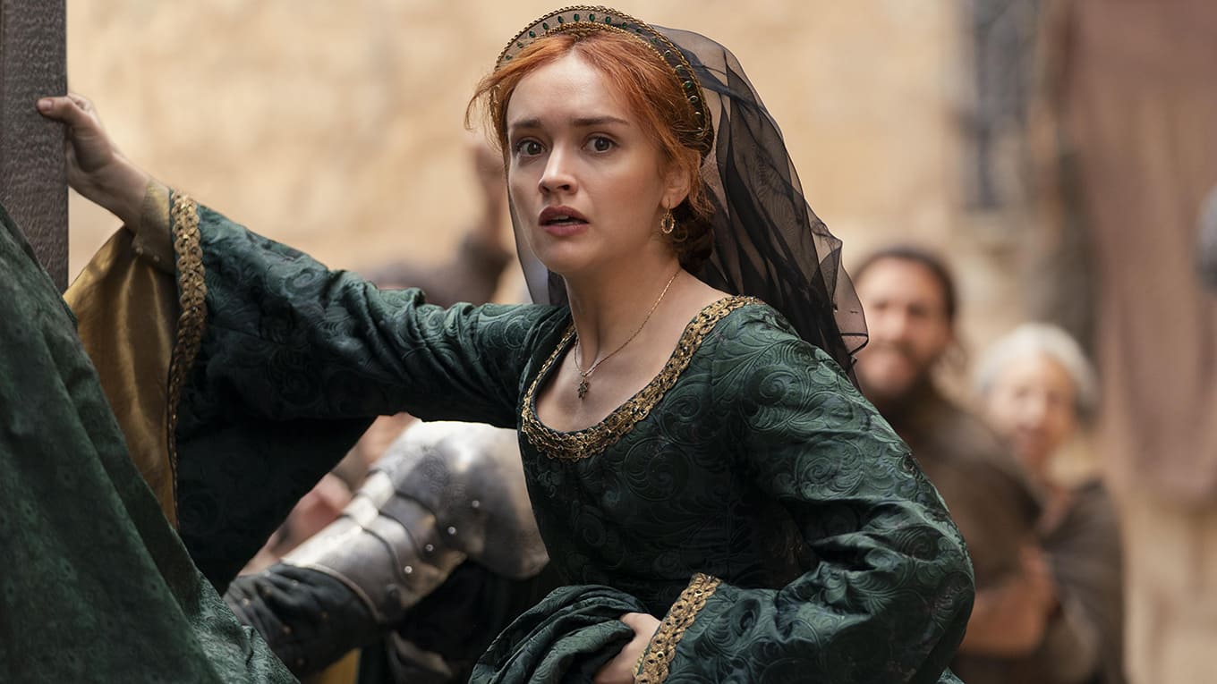 Olivia Cooke in ihrer Rolle als Alicent Hohenturm in 