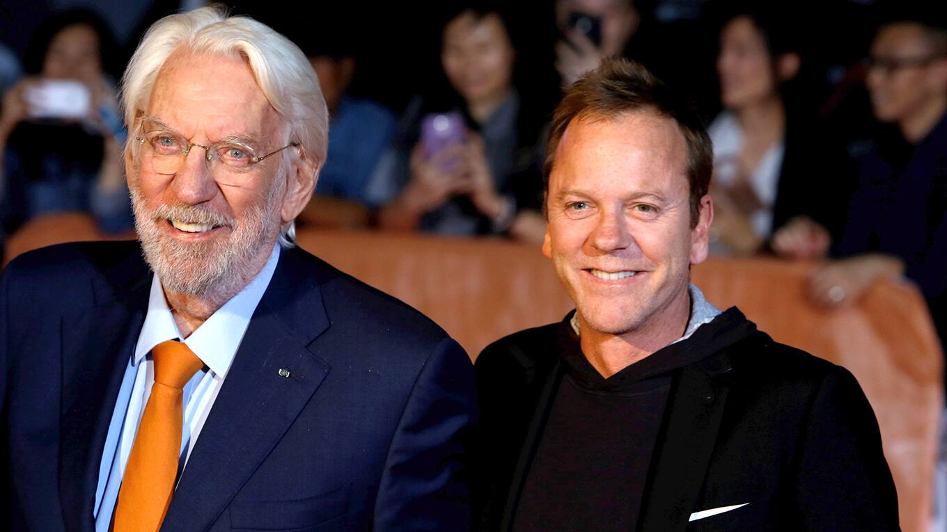 Foto: Donald und Kiefer Sutherland