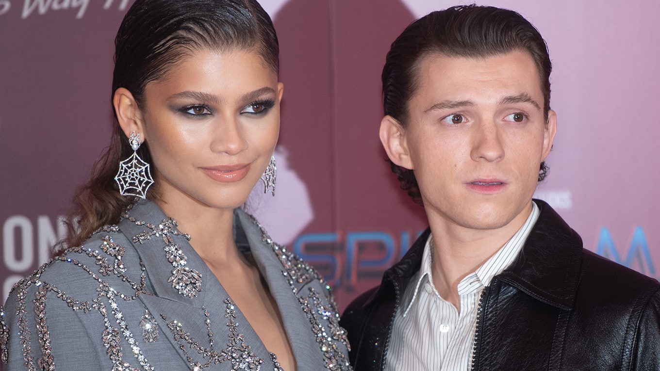 Foto von Schauspieler Tom Holland und Schauspielerin Zendaya