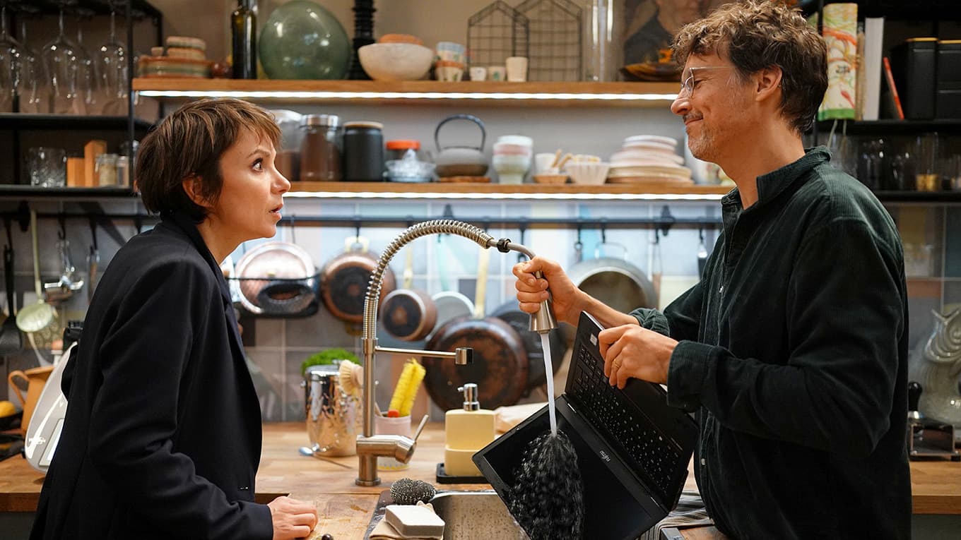 Julia Koschitz als Sophie und Florian David Fitz als Paul in der Komödie 