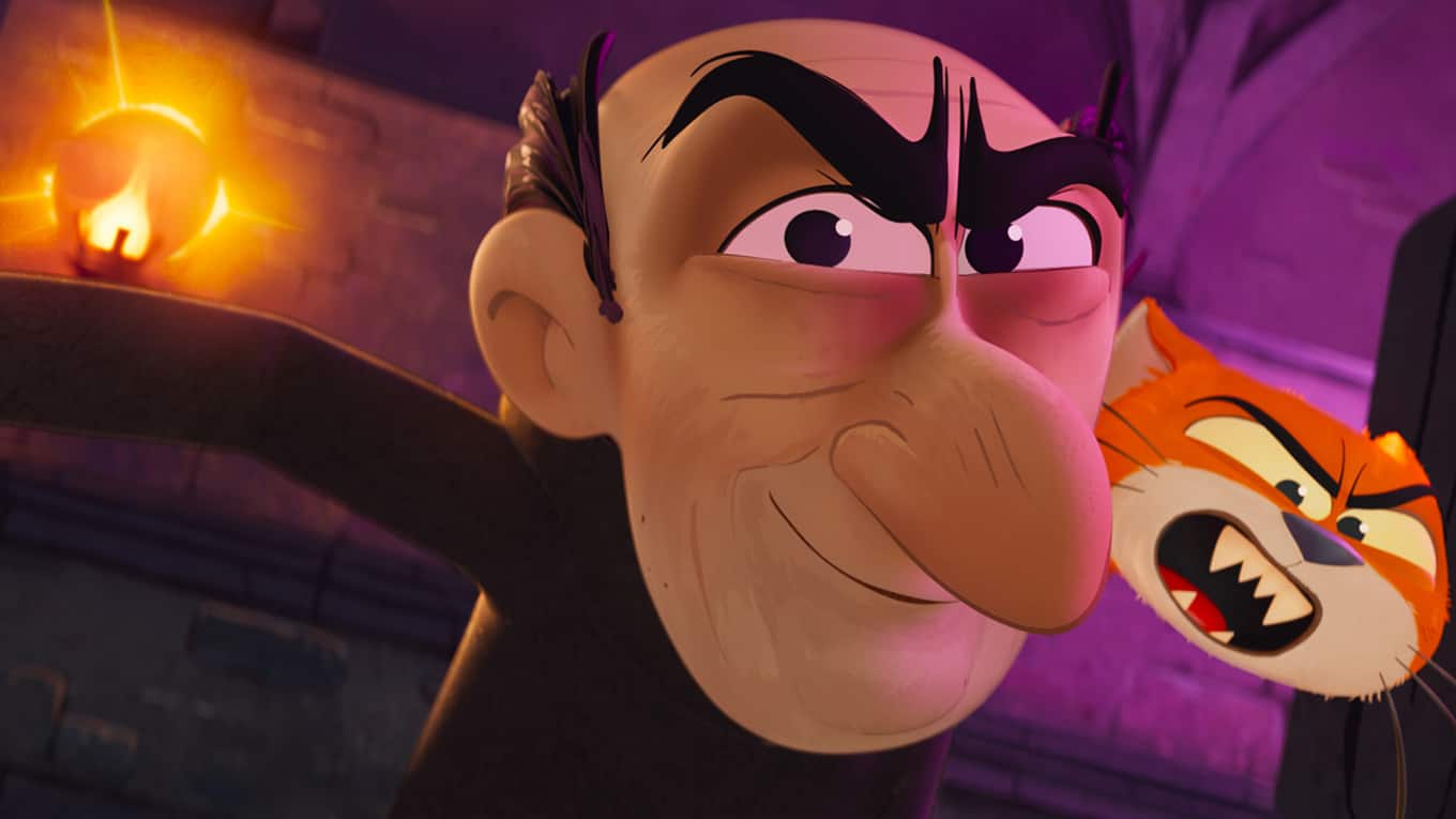 Szenenbild aus dem Animationsfilm Die Schlümpfe - Der große Kinofilm