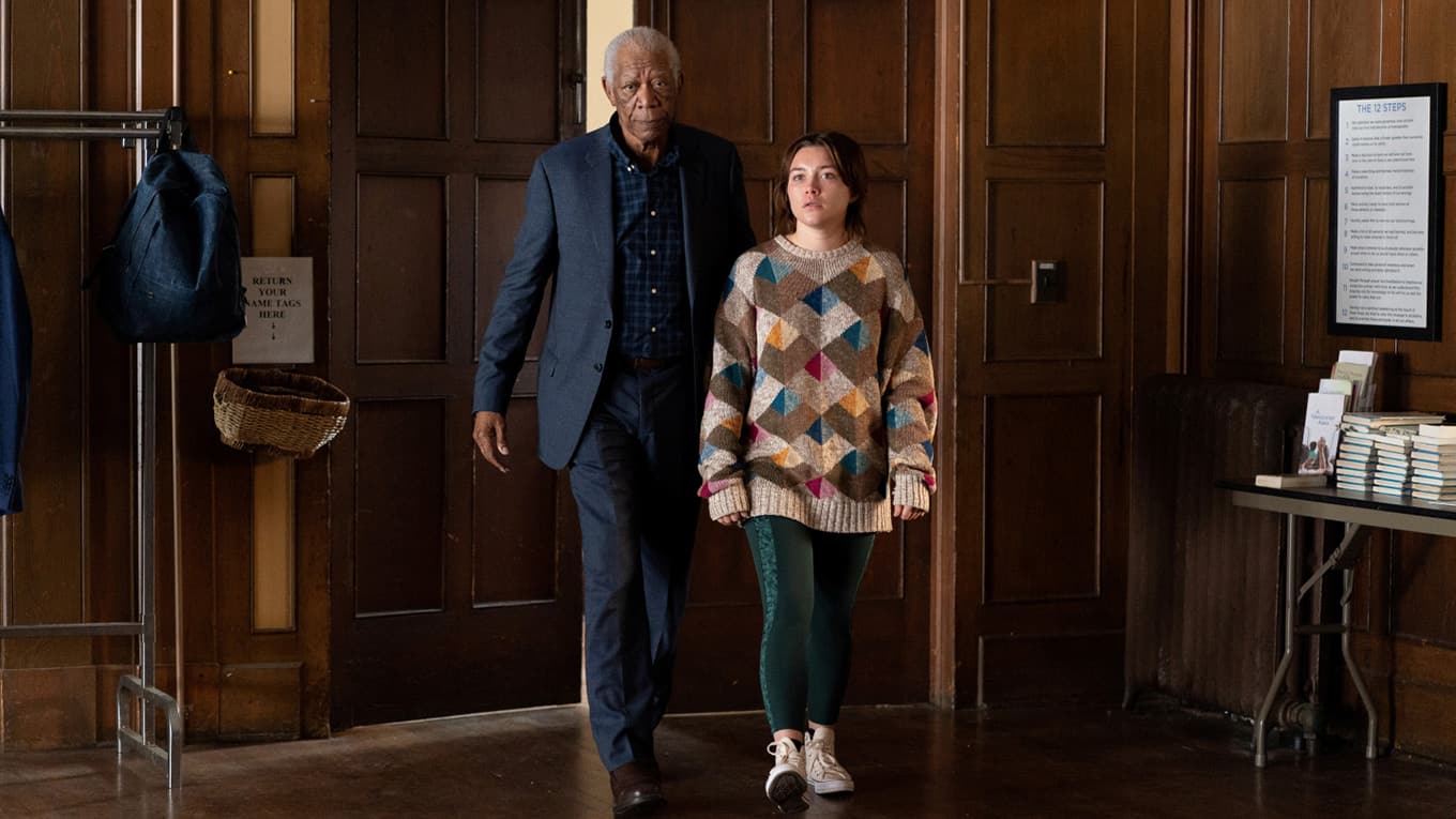 Daniel (Morgan Freeman) möchte Allison (Florence Pugh) trotz allem helfen.