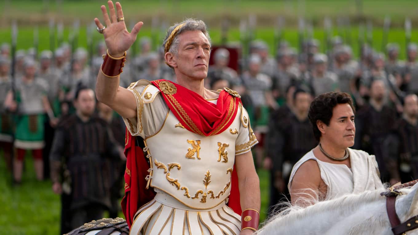 Vincent Cassel als Cäsar in 