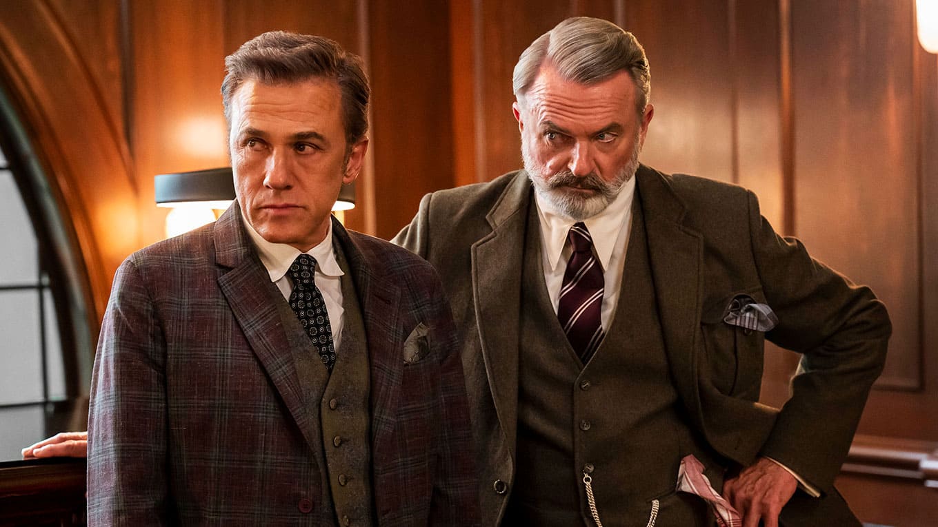 Christoph Waltz (l.) und Sam Neil in 