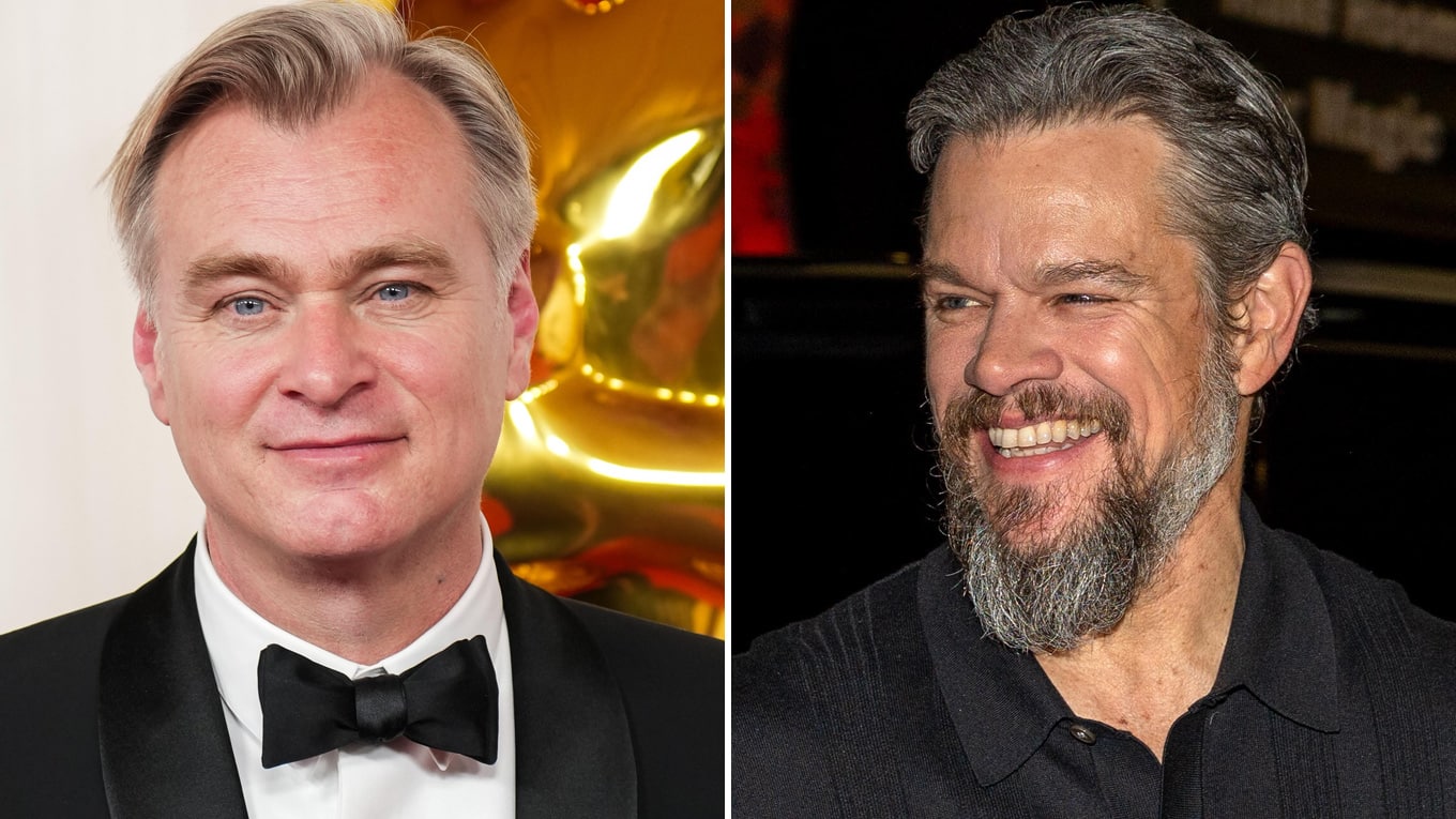 Regisseur Christopher Nolan (links) hat Matt Damon (rechts) in der Rolle des Odysseus besetzt.
