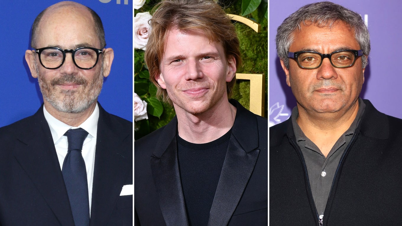 Oscar-Hoffnung für deutsche Beiträge der Regisseure (v.l.): Edward Berger, Tim Fehlbaum und Mohammad Rasulof
