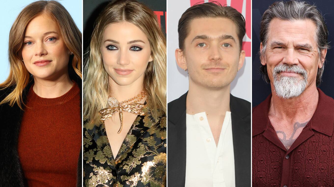 Fotos der Schauspieler:innen (v.l.): Jane Levy, Emily Rudd, Austin Abrams, Josh Brolin