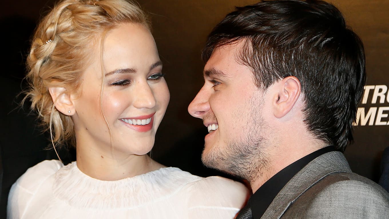 Foto von Jennifer Lawrence und Josh Hutcherson
