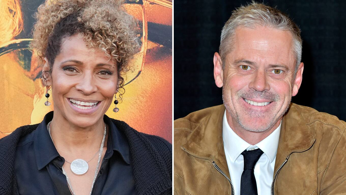 Fotos der Schauspieler Michelle Hurd und C. Thomas Howell