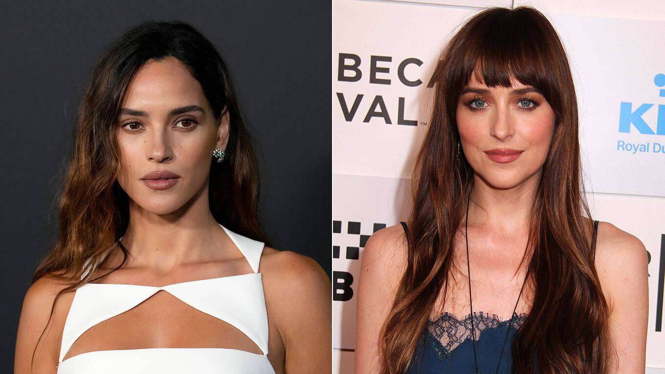 Portraibilder von Adria Arjona und Dakota Johnson