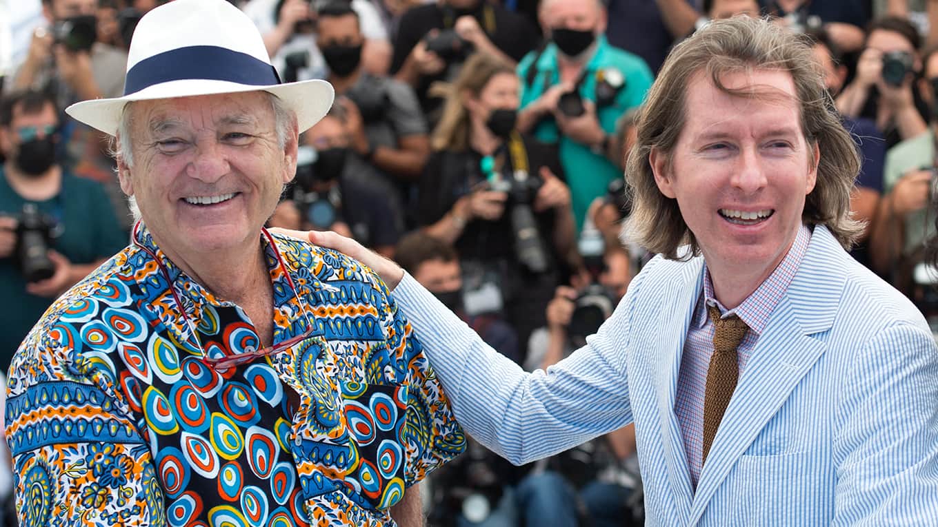 Bill Murray (l.) und Wes Anderson
