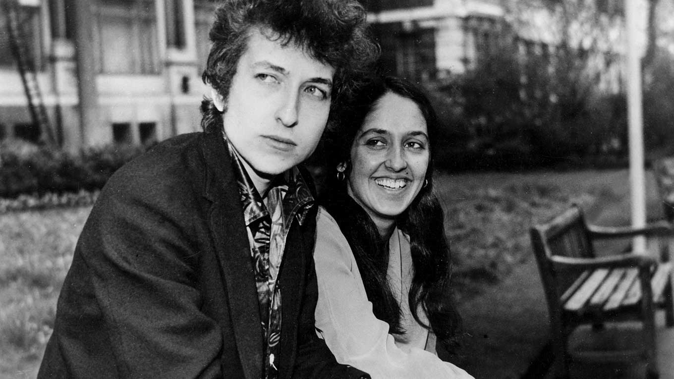 Bob Dylan und Joan Baez 1965 in London