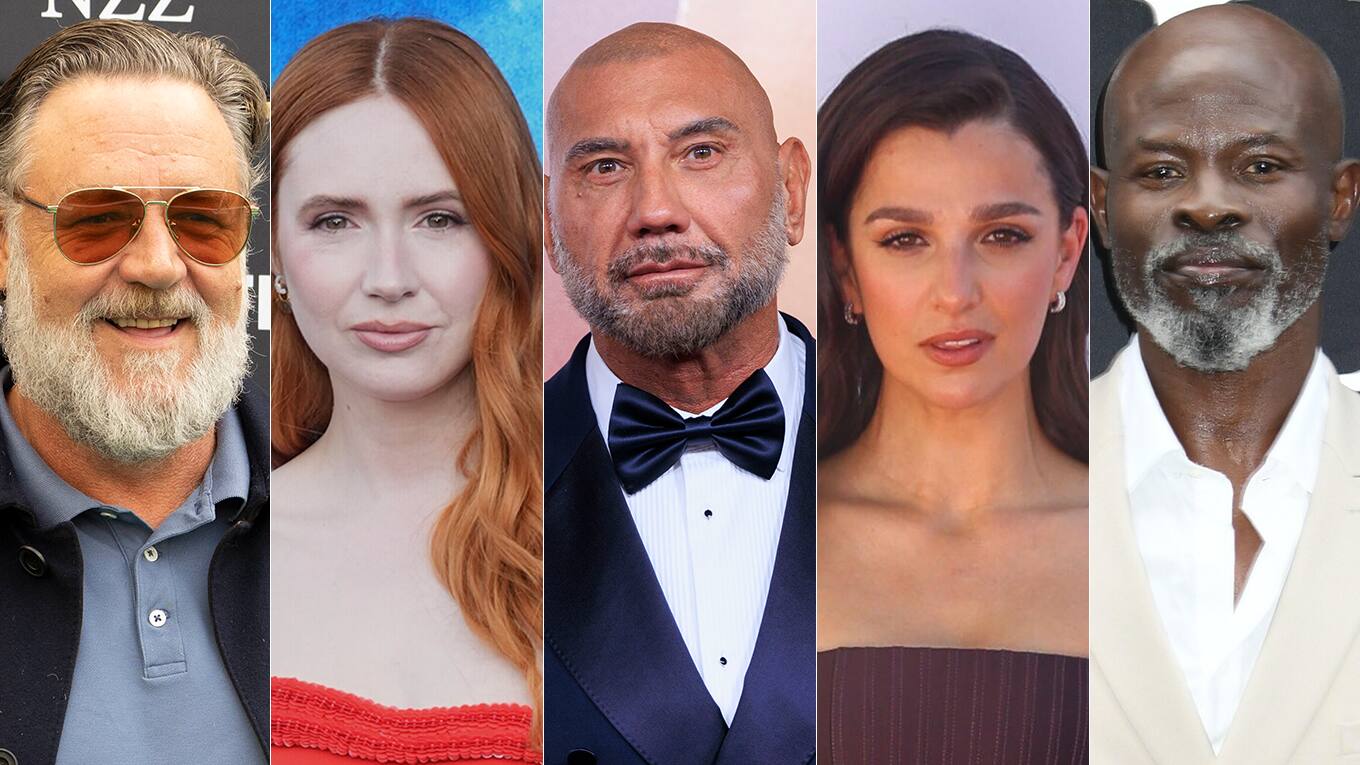 Fotos der Schauspieler Russell Crowe, Karen Gillan, Dave Bautista, Maris Abela und Djimon Honsou