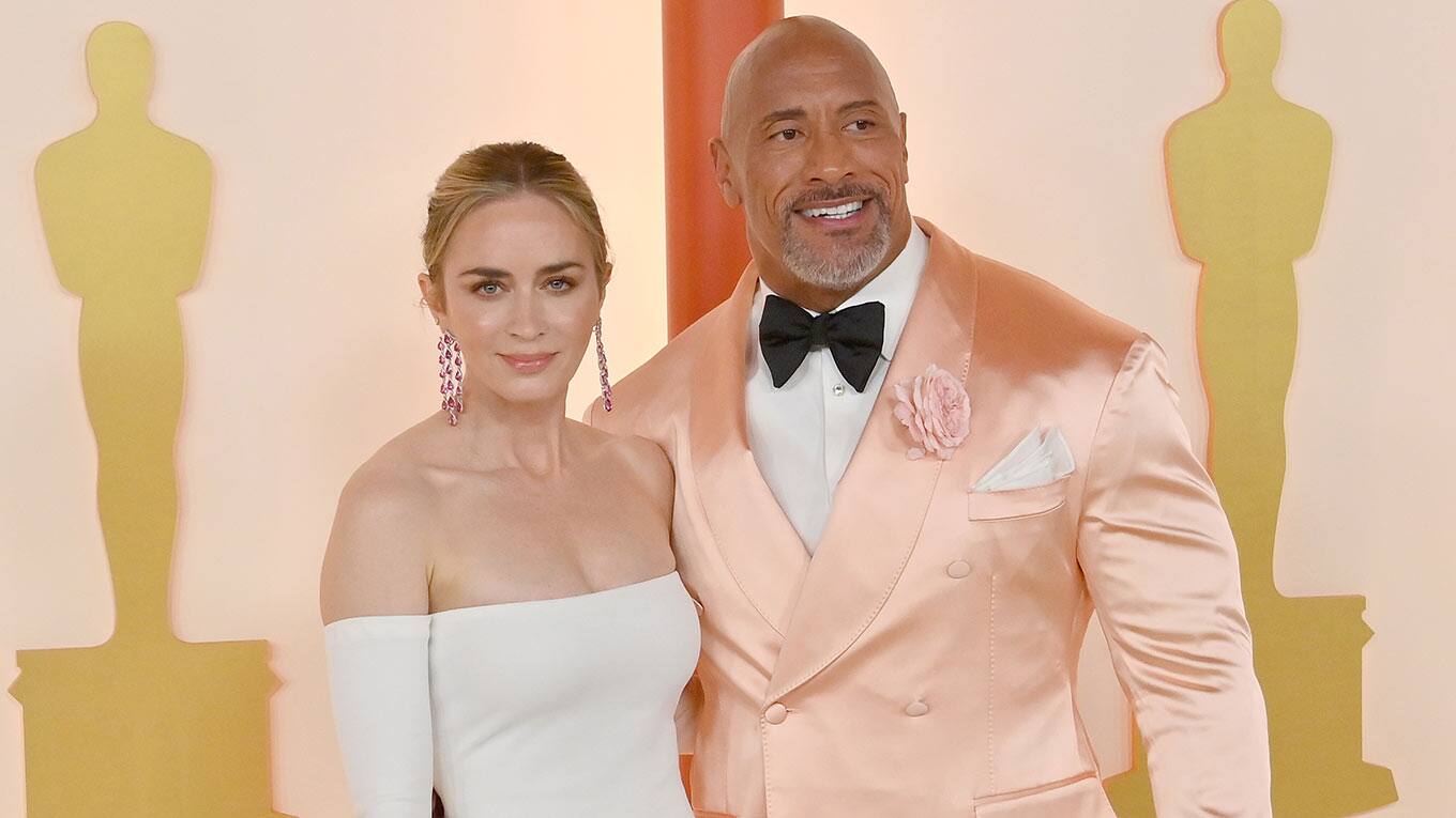 Emily Blunt und Dwayne Johnson