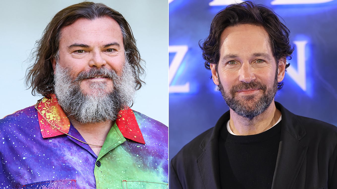 Portraibilder von Jack Black und Paul Rudd