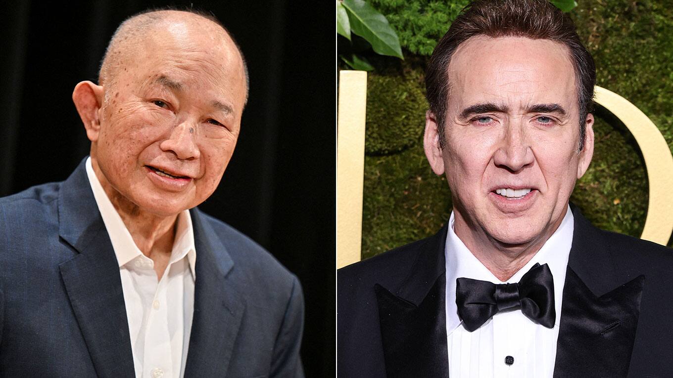 Foto von John Woo und Nicolas Cage