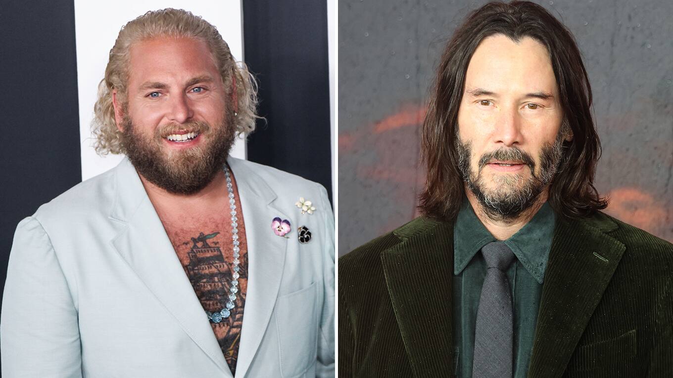 Schauspieler Jonah Hill und Keanu Reeves
