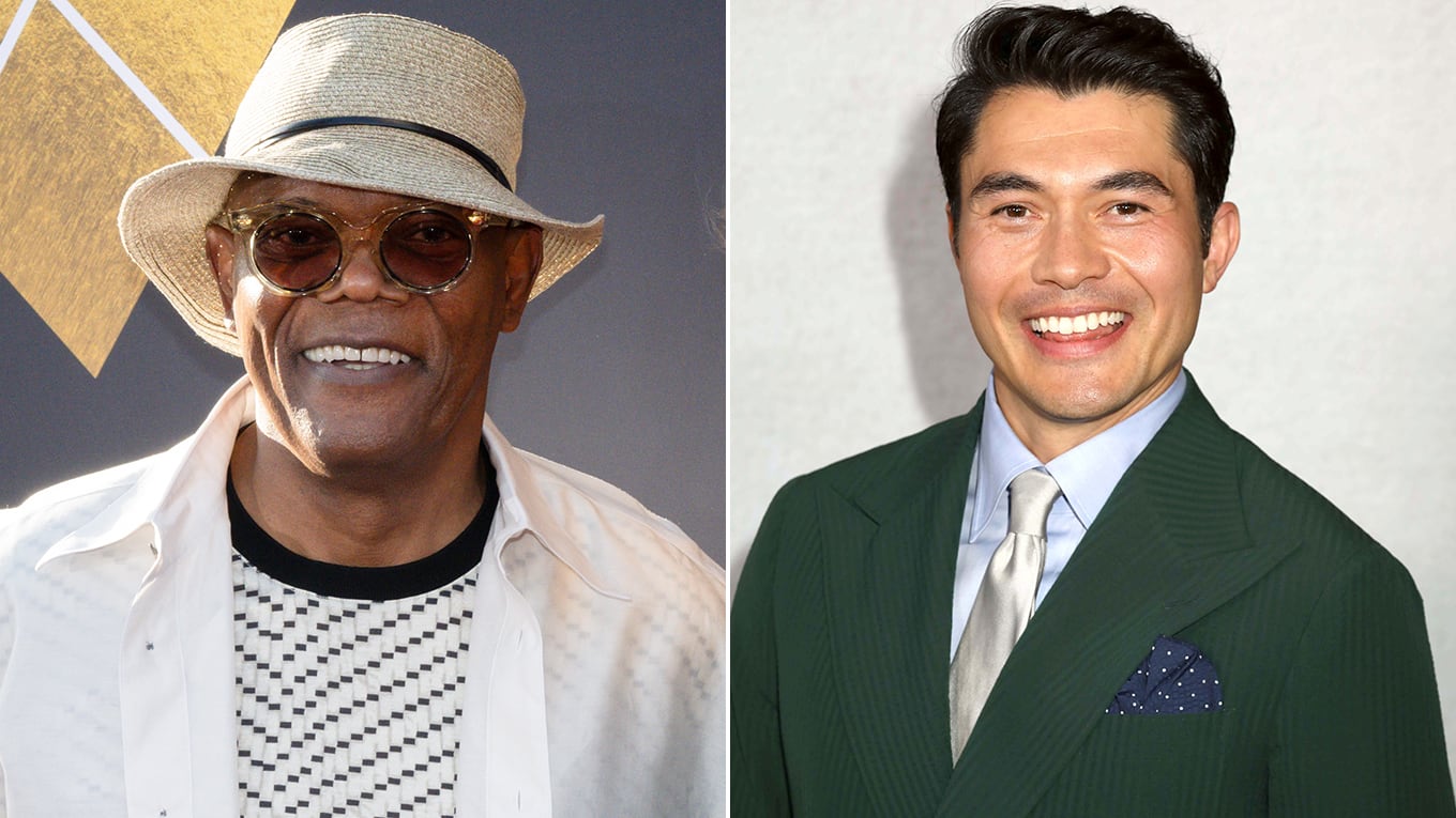 Foto von Schauspieler Samuel L. Jackson und Henry Golding