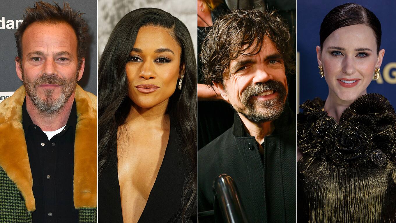 Portrailbilder von Stephen Dorff, Ariana deBose, Peter Dinklage und Rachel Brosnahan