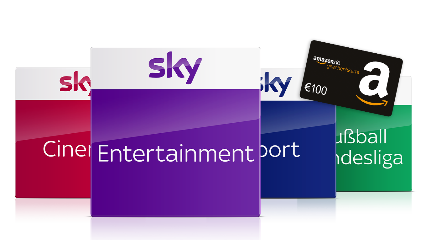 Alle Pakete von Sky und ein Black Friday Logo