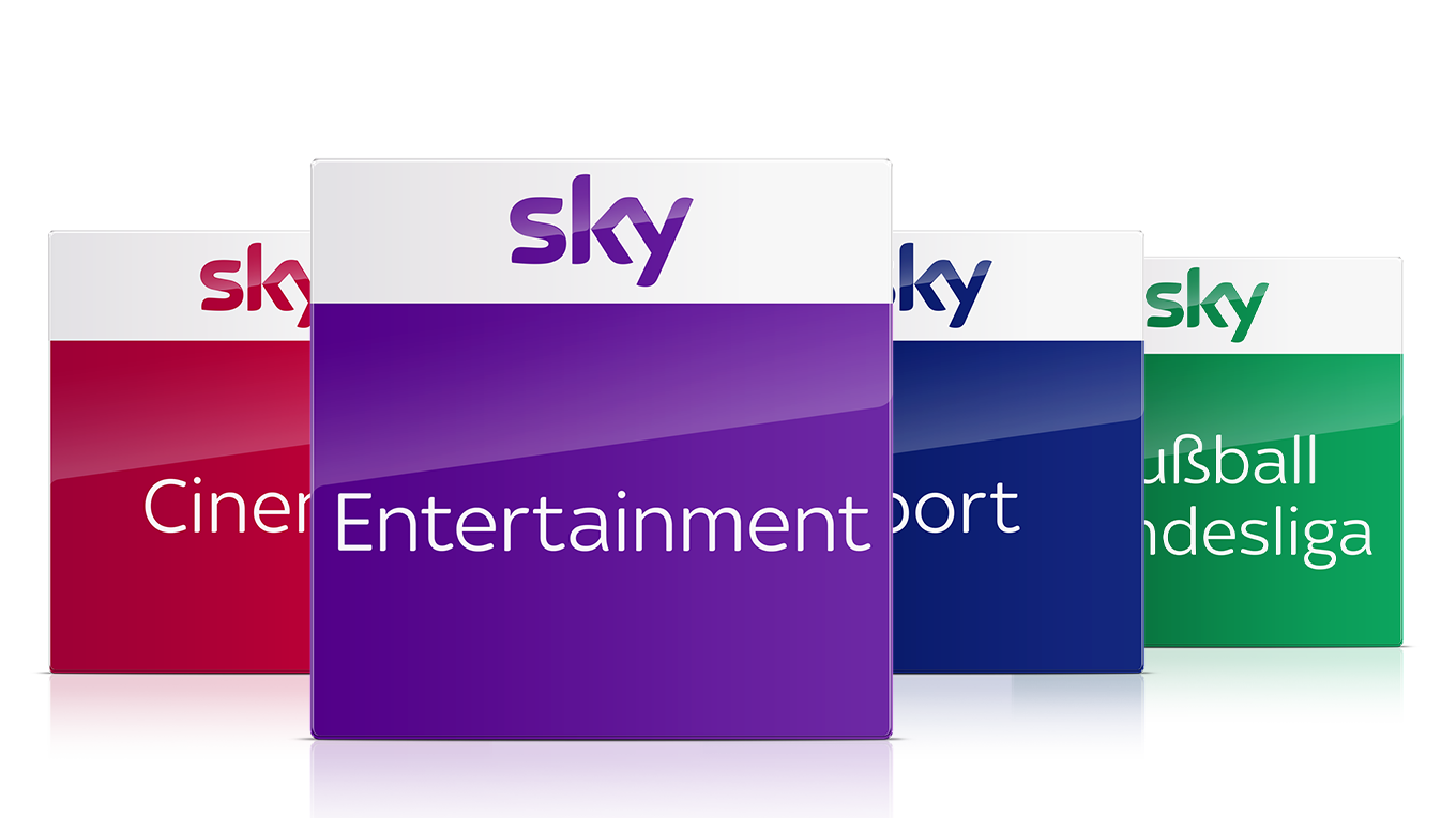 Alle Pakete von Sky und ein Black Friday Logo