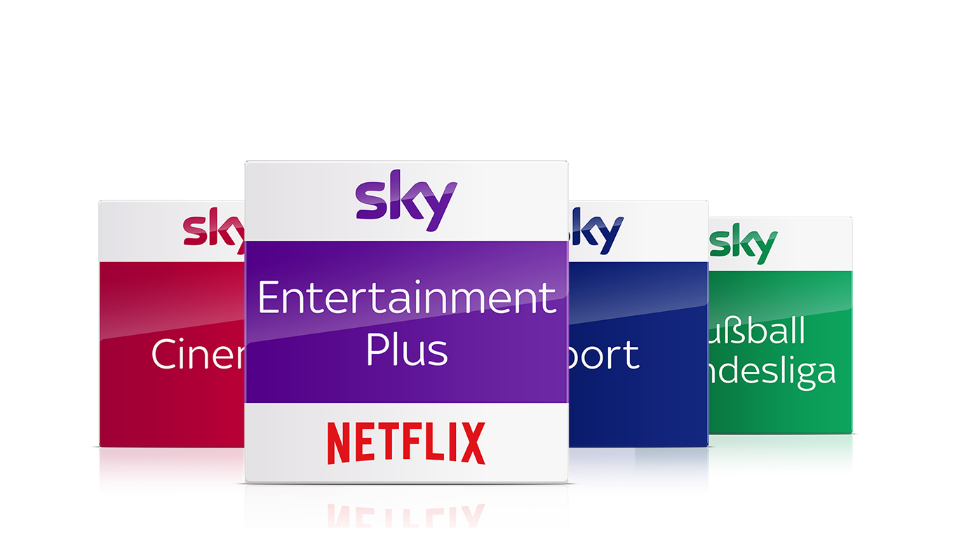 Alle Pakete von Sky und ein Black Friday Logo