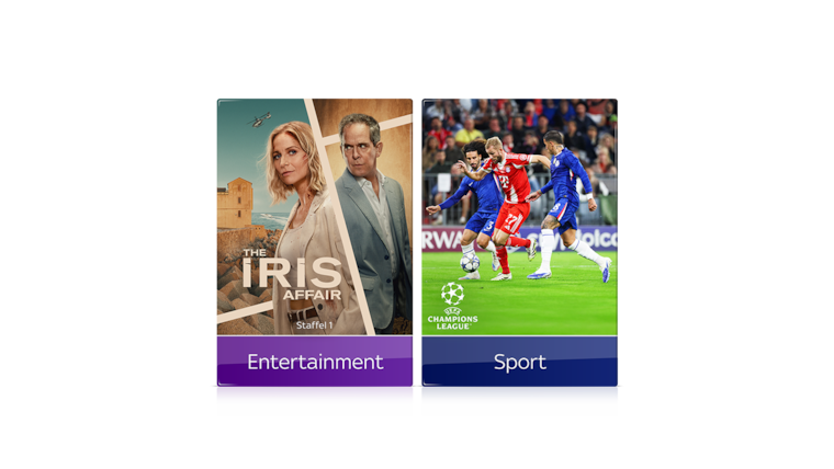 UEFA Champions League, ADMIRAL Bundesliga, ATP, uvm.