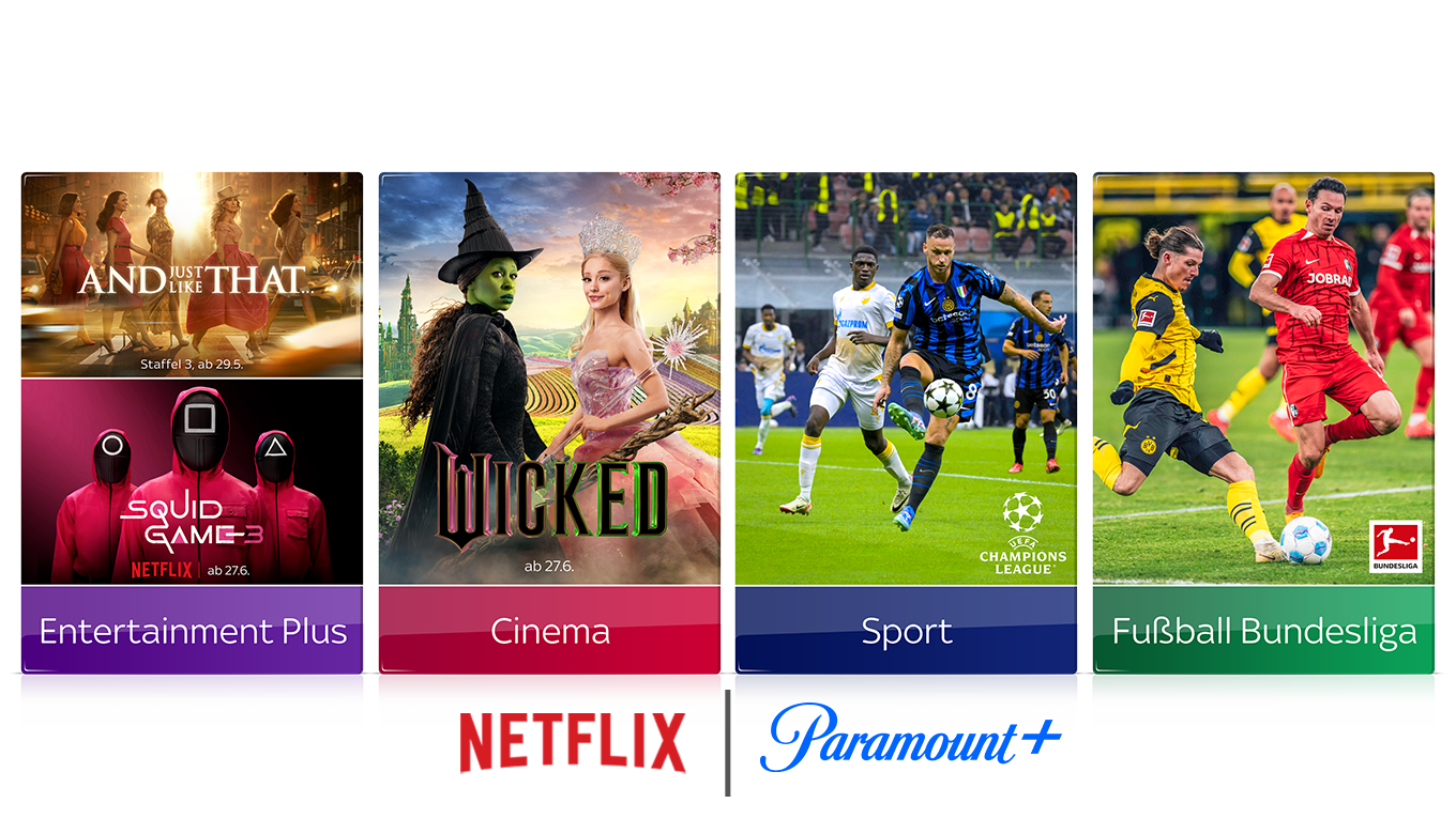 Alle Filme, Serien & der gesamte Live-Sport